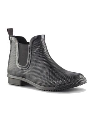 NWOT Cougar Regent Black Textured Waterproof Ankle Boots